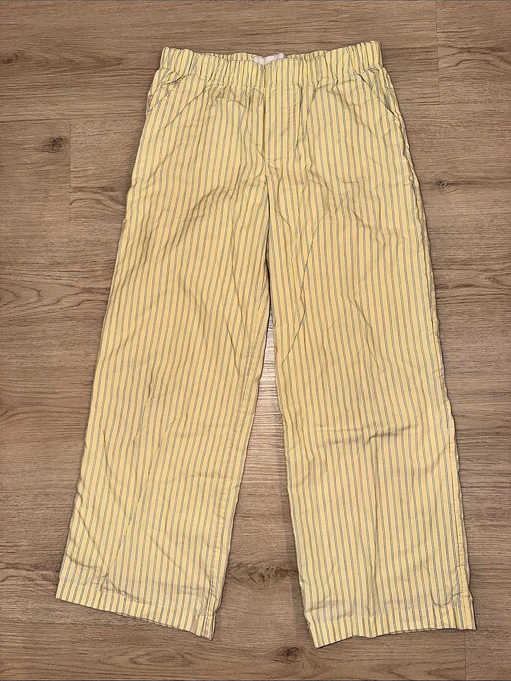 Abercrombie Kids Striped Pants in Yellow & Blue Size 9/10